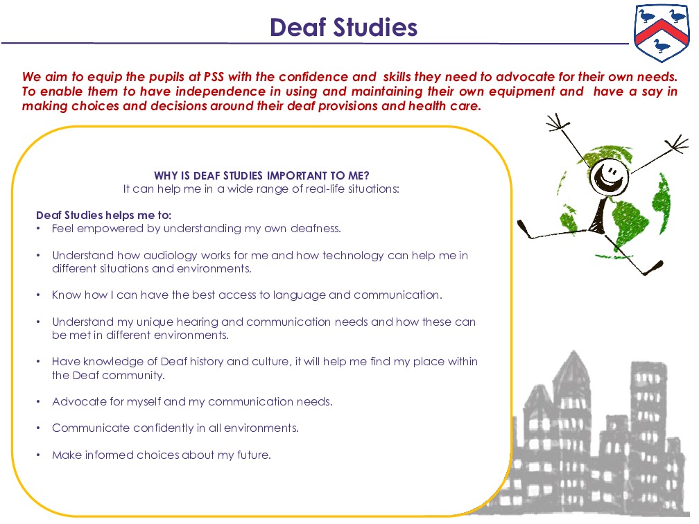 Deaf studies learning journey