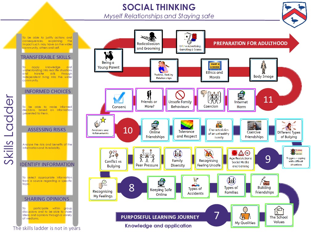 Social thinking skills ladder