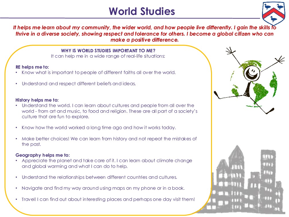 World studies learning journey